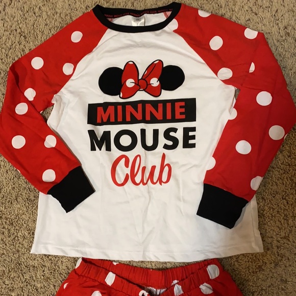 BNWOT Disney Store exclusive “Minnie Mouse Club” lounge/PJ set women’s size S! - Picture 2 of 5